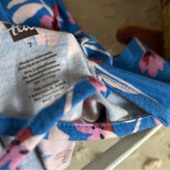 Tea Collection Short Sleeved Ballet Dress Portugal Inspired Multi Size 7 - Picture 4 of 5